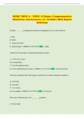 RCDD Exam and Answers Comprehensive Questions A&plus; Graded &vert; With Expert Solutions