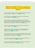RCDD Exam and Answers Comprehensive Questions A&plus; Graded &vert; With Expert Solutions