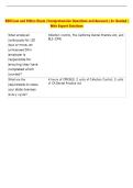 RDH Law and Ethics Exam &vert; Comprehensive Questions and Answers &vert; A&plus; Graded With Expert Solutions