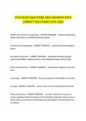 CCHI EXAM QUESTIONS AND ANSWERS WITH CORRECT SOLUTIONS 2025-2026