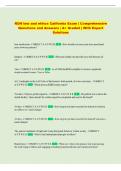 RDH Law and Ethics Exam &vert; Comprehensive Questions and Answers &vert; A&plus; Graded With Expert Solutions