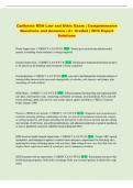 RDH Law and Ethics Exam &vert; Comprehensive Questions and Answers &vert; A&plus; Graded With Expert Solutions