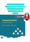 MGT 301 &ndash; Test Bank for Management&colon; Global Edition 15th Edition by Stephen P&period; Robbins &ndash; Chapters 1&ndash;18 Complete