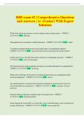 RHS  Exam &vert; Comprehensive Questions and Answers &vert; A&plus; Graded &vert; With Expert Solutions