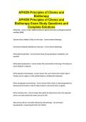 APHON Principles of Chemo and Biotherapy Exam Study Questions and Complete Solutions