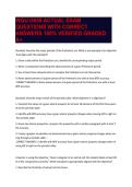 WGU D658 ACTUAL EXAM QUESTIONS WITH CORRECT ANSWERS 100&percnt; VERIFIED GRADED A&plus;