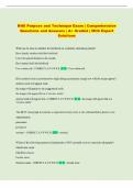 RHS  Exam &vert; Comprehensive Questions and Answers &vert; A&plus; Graded &vert; With Expert Solutions