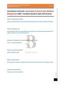 Semmelweis University -Semmelweis Entrance Exam Medicine Biology Exam 2026 &vert; Complete Question Bank with Answers