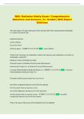 RHS  Exam &vert; Comprehensive Questions and Answers &vert; A&plus; Graded &vert; With Expert Solutions