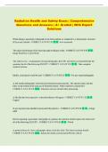 RHS  Exam &vert; Comprehensive Questions and Answers &vert; A&plus; Graded &vert; With Expert Solutions