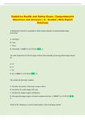 RHS  Exam &vert; Comprehensive Questions and Answers &vert; A&plus; Graded &vert; With Expert Solutions