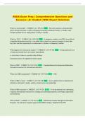 RISIA Exam &vert; Questions and Answers A&plus; Graded &vert; With Expert Solutions