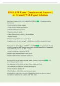 RISIA Exam &vert; Questions and Answers A&plus; Graded &vert; With Expert Solutions