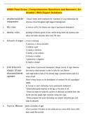 RISIA Exam &vert; Questions and Answers A&plus; Graded &vert; With Expert Solutions