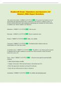 Roadcraft  Exam and Answers Comprehensive Questions &vert;A&plus; Graded &vert; With Expert Solutions
