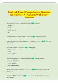 Roadcraft  Exam and Answers Comprehensive Questions &vert;A&plus; Graded &vert; With Expert Solutions