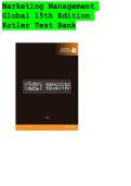 Test Bank&colon; Marketing Management &lpar;15th Edition&rpar; &ndash; Philip Kotler & Kevin Lane Keller