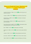 Roadcraft  Exam and Answers Comprehensive Questions &vert;A&plus; Graded &vert; With Expert Solutions