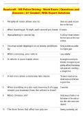 Roadcraft  Exam and Answers Comprehensive Questions &vert;A&plus; Graded &vert; With Expert Solutions
