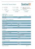 natia kandelaki&colon; week 3 sentinel U Care Plan Student Report Completed Latest 2026 100&percnt; Correct &vert; Graded A&plus;