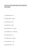HLHS 101 FINAL EXAM 2026 WITH COMPLETE SOLUTIONS&period;