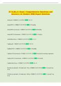 S&period;T&period;A&period;B&period;L&period;E Exam and Answers Comprehensive Questions &vert;A&plus; Graded &vert; With Expert Solutions