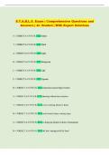 S&period;T&period;A&period;B&period;L&period;E Exam and Answers Comprehensive Questions &vert;A&plus; Graded &vert; With Expert Solutions