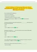 S&period;T&period;A&period;B&period;L&period;E Exam and Answers Comprehensive Questions &vert;A&plus; Graded &vert; With Expert Solutions