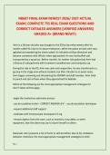 NR607 FINAL EXAM NEWEST 2026&sol; 2027 ACTUAL  EXAM&vert; COMPLETE 755 REAL EXAM QUESTIONS AND  CORRECT DETAILED ANSWERS &lpar;VERIFIED ANSWERS&rpar;  GRADED A&plus; &lpar;BRAND NEW&excl;&excl;&rpar; 