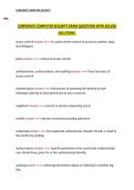 Corporate Computer Security Exam &ndash; Questions with Solved Solutions &ndash; Complete Study Guide