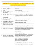 SABSA  Exam and Answers Comprehensive Questions &vert;A&plus; Graded &vert; With Expert Solutions
