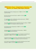 SABSA  Exam and Answers Comprehensive Questions &vert;A&plus; Graded &vert; With Expert Solutions