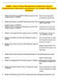 SABSA  Exam and Answers Comprehensive Questions &vert;A&plus; Graded &vert; With Expert Solutions