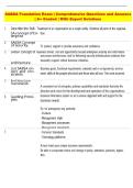 SABSA  Exam and Answers Comprehensive Questions &vert;A&plus; Graded &vert; With Expert Solutions