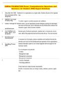 SABSA  Exam and Answers Comprehensive Questions &vert;A&plus; Graded &vert; With Expert Solutions