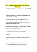 CPHON Questions and Verified Correct Answers