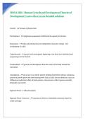 HOSA 2026 - Human Growth and Development Theories of Development Exam with accurate detailed solutions 