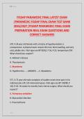 FISDAP PARAMEDIC FINAL LATEST EXAM  &sol;PARAMEDIC FISDAP FINAL EXAM TEST BANK  2026&sol;2027 &sol;FISDAP PARAMEDIC FINAL EXAM  PREPARATION REAL EXAM QUESTIONS AND  CORRECT ANSWERS