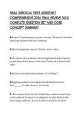ABSA SURGICAL FIRST ASSISTANT  COMPREHENSIVE 2026 FINAL REVIEW PACK  COMPLETE QUESTION SET AND CORE  CONCEPT SUMMARY 