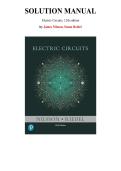 Solution Manual for Electric Circuits&comma; 12th edition &lpar;James Nilsson&comma; 2022&rpar;&comma; Chapter 1-18 &vert; All Chapters
