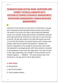 DLM&lpar;ASCP&rpar; EXAM ACTUAL EXAM  QUESTIONS AND  CORRECT DETAILED ANSWERS WITH  RATIONALES&vert;AGRADE &lpar;FINANCIAL MANAGEMENT&comma;  OPERATIONS MANAGEMENT&comma; HUMAN RESOURCE  MANAGEMENT