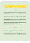 Septic Installer Exam Comprehensive Questions and Answers &vert; A&plus; Graded &vert; With Expert Solutions