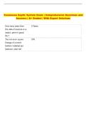 Septic Installer Exam Comprehensive Questions and Answers &vert; A&plus; Graded &vert; With Expert Solutions