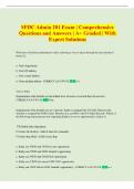 SFDC ADMIN 201 Exam Comprehensive Questions and Answers &vert; A&plus; Graded &vert; With Expert Solutions