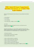 SFDC ADMIN 201 Exam Comprehensive Questions and Answers &vert; A&plus; Graded &vert; With Expert Solutions