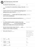 WGU D440 Nutrition Study Guide