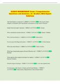 SGRHO Exam &vert; Comprehensive Questions and Answers &vert; &plus; Graded &vert; With Expert Solutions