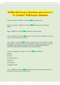 SGRHO Exam &vert; Comprehensive Questions and Answers &vert; &plus; Graded &vert; With Expert Solutions