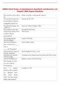 SGRHO Exam &vert; Comprehensive Questions and Answers &vert; &plus; Graded &vert; With Expert Solutions