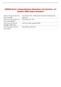 SGRHO Exam &vert; Comprehensive Questions and Answers &vert; &plus; Graded &vert; With Expert Solutions